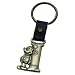 Mickey Mouse Letter I Brass Key Chain