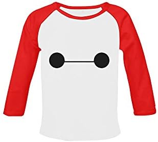 HuaT Tribute To Baymax Big Hero Eye Red Baby Organic Long Sleeve Shirt