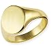 9ct Gold Oxford Classic Stamped Signet Ring