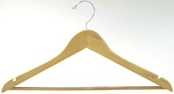 Natural Wood Hangers - 30-pk.