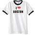 I Love Boston Ringer T-Shirt