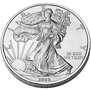 2008 U.S. American Eagle Silver Dollar - Uncirculated
