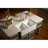 Explore Fireclay 32-3/4 Double Basin Undermount Farmhouse Kitchen Sink: Fine