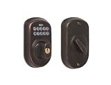 Schlage BE365 PLY 716 Plymouth Keypad Deadbolt, Aged Bronze