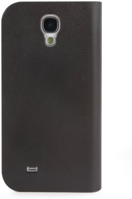 ForestGreen FHCS-405BRN Genuine Cow Leather Flip Cover for Samsung Galaxy S4 with Screen Protection Film - 1 Pack - Retail Packaging - Dark Brown