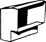 Gray Metal Products 12x3x6-101 Base Board Stack Head 12 X 3-1/4 X 6