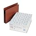 Heavy-Duty Drop Front End Tab File Pockets, Letter, 5-1/4