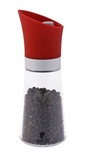 Galic Upside-Down Pepper Mill Red Top