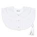 Anzermix® Women's Peter Pan Pearl Button Detachable Dickey False Collar