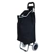 24" JAZZI BRANDED Shopping Trolley Black