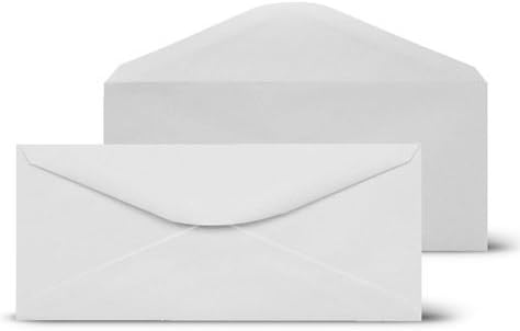 #10 Regular Envelopes-Business Envelopes White-24Lb 4-1/8 x 9-1/2 Inch- (55/pack)