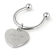 Heart Shaped Key Chain - Includes Free Engraving Heart Shaped Key Chain - Includes Free Engraving