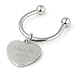 Heart Shaped Key Chain - Includes Free Engraving