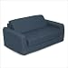 Elite Products 32-4200-601 - Children's Black Foam Sleeper Sofa