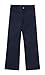 Bienzoe Girl's School Uniforms Cotton Stretchy Twill Adjust Waist Flat Front Pants