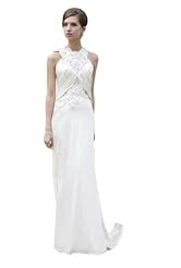 Chiffon/Taffeta/Tulle Applique Beaded Crystal Crystals Feathers Lace  Dress