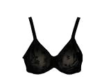 Wacoal : Wacoal Black Mesh Underwire Soft Bra 32B