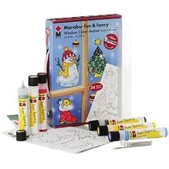 Marabu Window Color 'fun & fancy', 25 ml, Weihnachts-Set