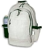 Earth Divas NFP-14-305 Deluxe Hemp Backpack with Laptop Storage No Embroidery