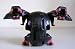 Bakugan B2 Bakupearl Single, LOOSE Figure Darkus Black Hydranoid 540G