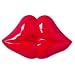 Red Plastic Hot Lips