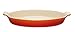 Le Creuset Heritage Stoneware Oval Au Gratin Dish, 1.7-Quart, Flame