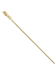 Leslies 14K Polished Box w/Lobster Chain
