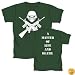 Crossed Guns - T-Shirt Green (XL)