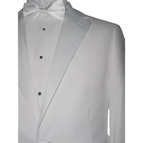 Buy Giorgio Fiorelli Mens 2 Button Tuxedo Suit Solid Snow White Super 150's Premium Quality Textile... by Giorgio Fiorelli