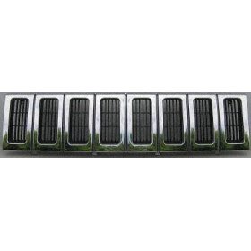 Chrome Grille 93-95 Jeep Grand Cherokee Grill 93 94 95 1993 1994 1995 Chromed