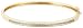 10k White or Yellow Gold Diamond Channel Set Bangle