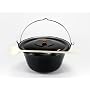 Gulaschkessel 15 Liter emailliert Deckel, DVD und &hellip von Grillplanet