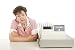 Wallmonkeys Peel and Stick Wall Decals - Cashier - Nothing to Do - Removable Graphic