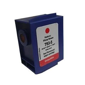 Replacemnt for Pitney Bowes Red Ink Cartridge (793-5) Suitable for DM100i P700 DM200L... by Tonerland