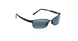 Maui Jim Shoreline Sunglasses (114-02) Frame: Gunmetal Black ~ lens: Neutral Grey Polarized