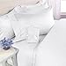 EGYPTIAN BEDDING Luxurious Rayon from Bamboo Sheet Set - King White 600 Thread Count Cotton Sheet Set