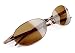 Nike 4103 P Sunglasses, EV0445-265, Walnut-Tortoise Flexon Frame / Max Brown Polarized Lenses