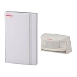 ワイヤレスチャイム「monban」 電池式受信機+赤外線センサー送信機セット オーム電機 [MON-80+MON-60]