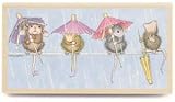 House Mouse Wood Mounted Rubber Stamp: Sitting In The Rain 2 31gy4wF7P4L. SL160 House Mouse Wood Mounted Rubber Stamp: Sitting In The Rain 2