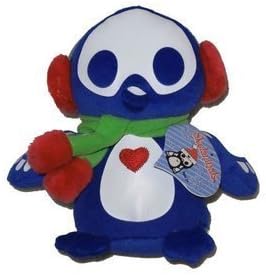 Skelanimals 6" Blue Pen the Penguin Plush - Holiday Edition by Skelanimals