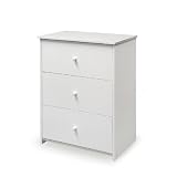 Badger Basket White Three Drawer Dresser - White