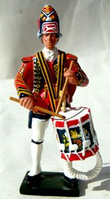 Childrens Toyshop  Toys : British Drummer, 1st Foot Guards 1754-1763