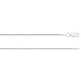 Sterling Silver .925 Round Snake Necklace Chain 1.1mm 30