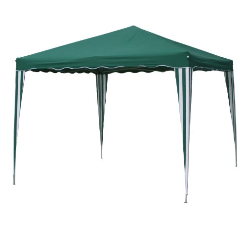 Profiline Aluminium-Pavillon, faltbar, 300 x 300 cm, gr&uuml;n / wei&szlig; Preisvergleich