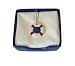 Blue Life Preserver Weighted Napkin Holder Caddy BBQ