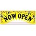 Confetti Now Open banner