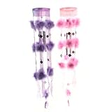 Fluffy Ball Ribbon Canopy Chime
