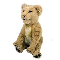 WowWee Alive Lion Cub Plush Robotic Toy in Tan