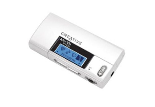 Electronics: Creative MuVo V100 2 GB MP3 Player  White 