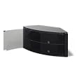 Techlink Bench B6B Audio Visual Furniture Black Corner Unit